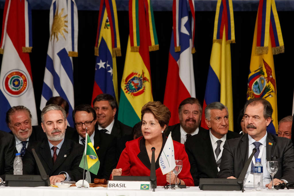 Presidenta Dilma Rousseff durante reunião da cúpula de chefes de estado do MERCOSUL e Estados Associados. (Mendonza-ARG, 29/06/2012)