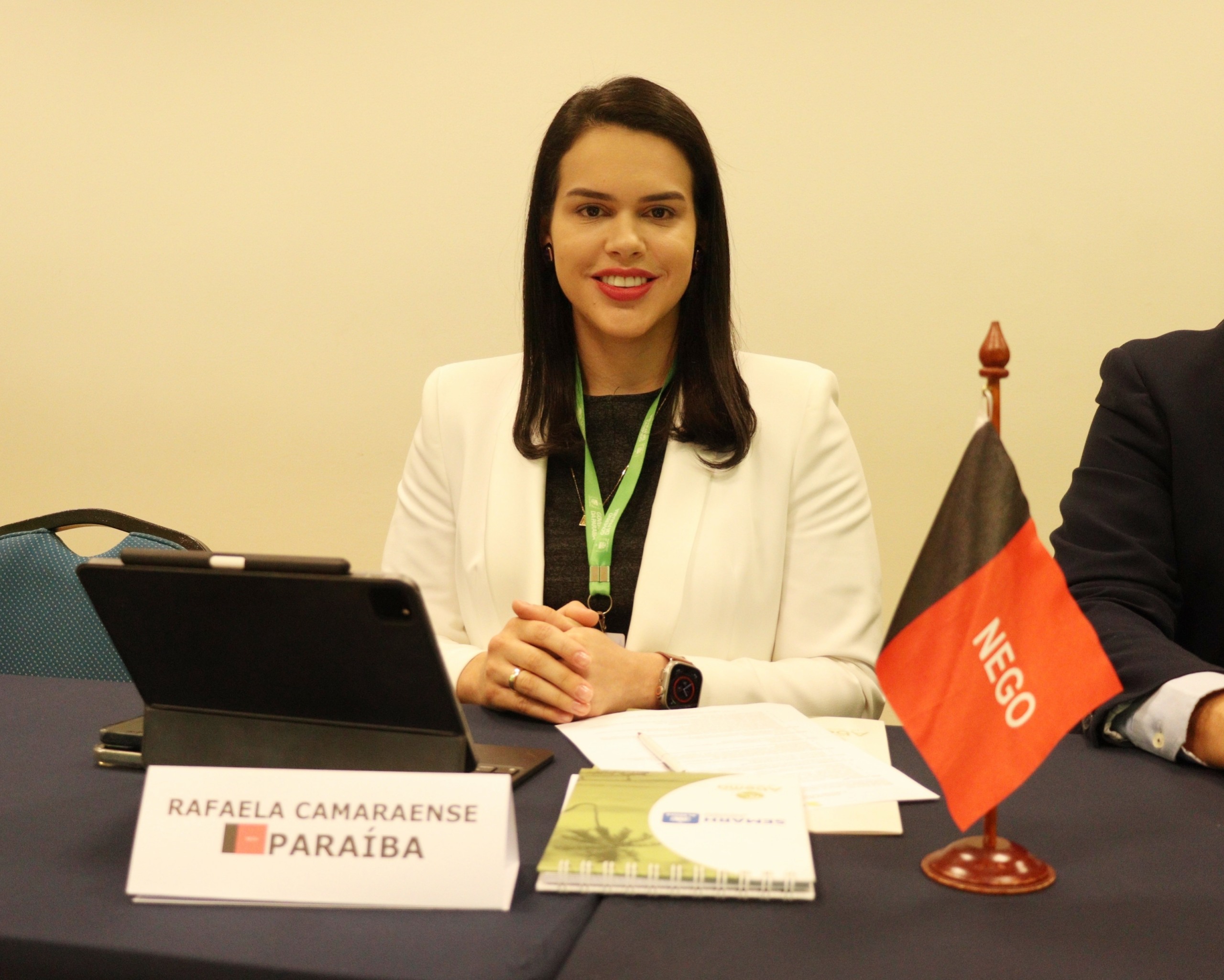 Representando a Paraíba, Rafaela Camaraense participa do encontro da Associação Brasileira de Entidades Estaduais do Meio Ambiente