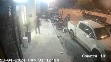 Vídeo mostra momento em que policial civil atira em um vendedor após crise de ciúmes na PB; veja