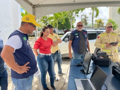Saúde e Segurança da Paraíba realizam voo piloto com drone para identificar focos do mosquito Aedes Aegypti em Campina Grande
