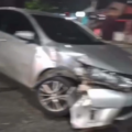 VÍDEO: Colisão entre carro e moto é registrada em cruzamento no bairro de Jaguaribe, em João Pessoa