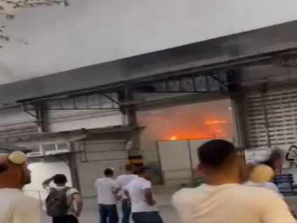 VÍDEO: Incêndio atinge galpão da Alpargatas em Campina Grande
