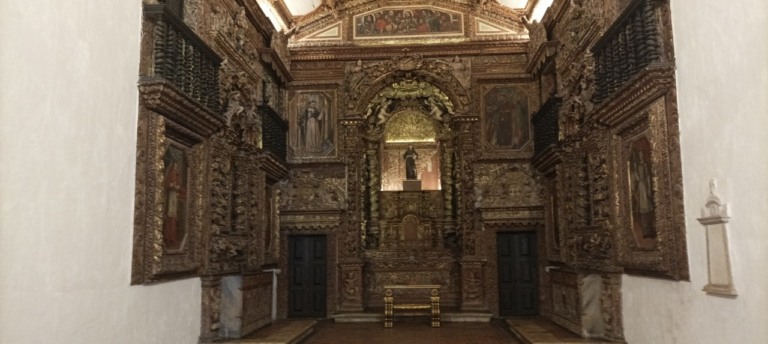 Foto: Capela Dourada do Centro Cultural São Francisco, inteiramente tombado pelo Iphan
