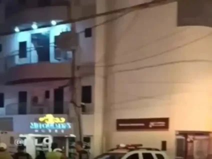 Homem morre após cair do 7º andar de hotel em Patos