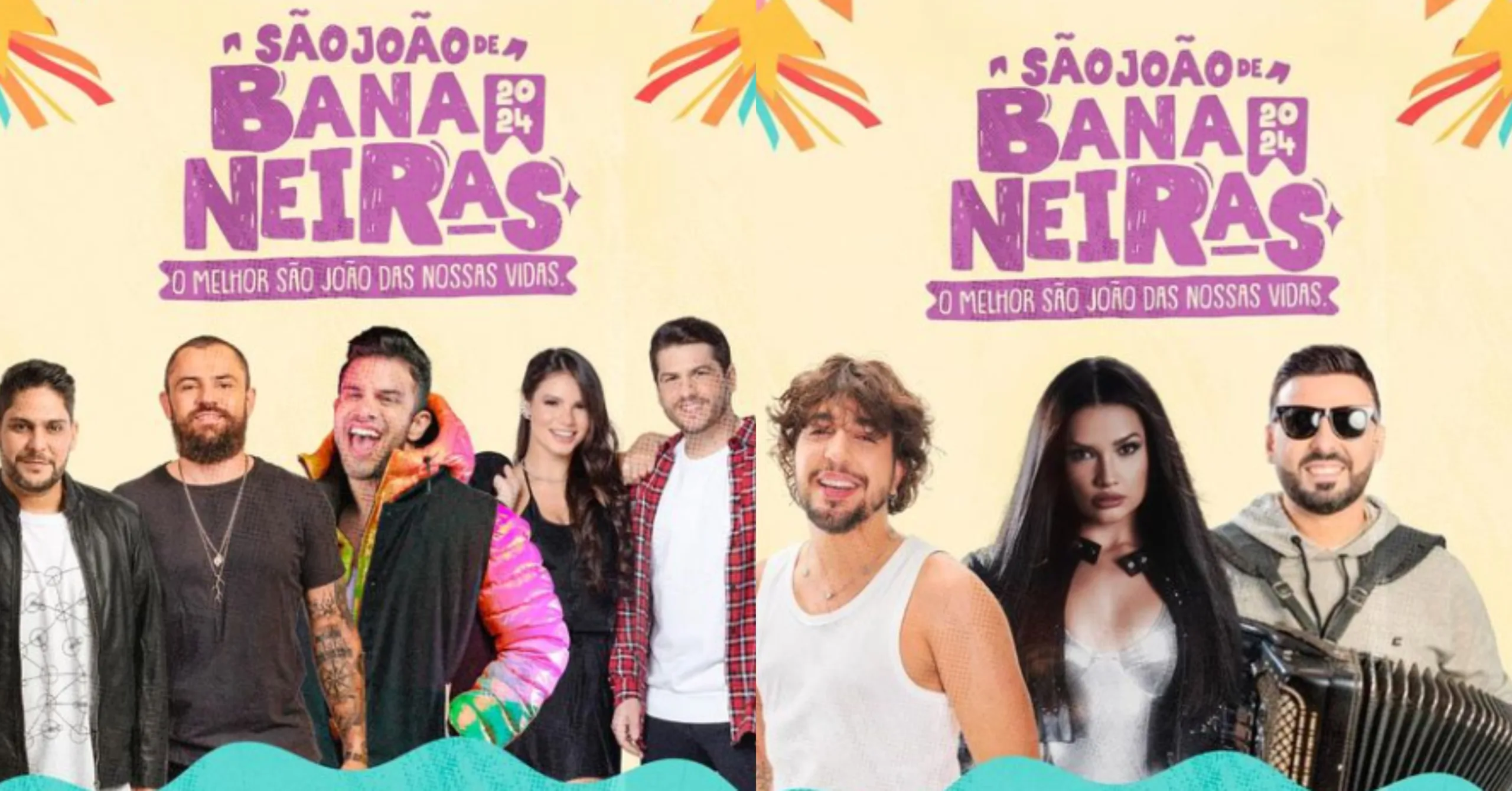 Jorge & Mateus, Nattan, Juliette e mais: confira as atrações deste final de semana do São João de Bananeiras