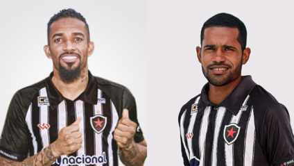 MAIS REFORÇO! De olho na Série C, Botafogo-PB anuncia contratação do zagueiro Lídio e lateral-direito Iranilson