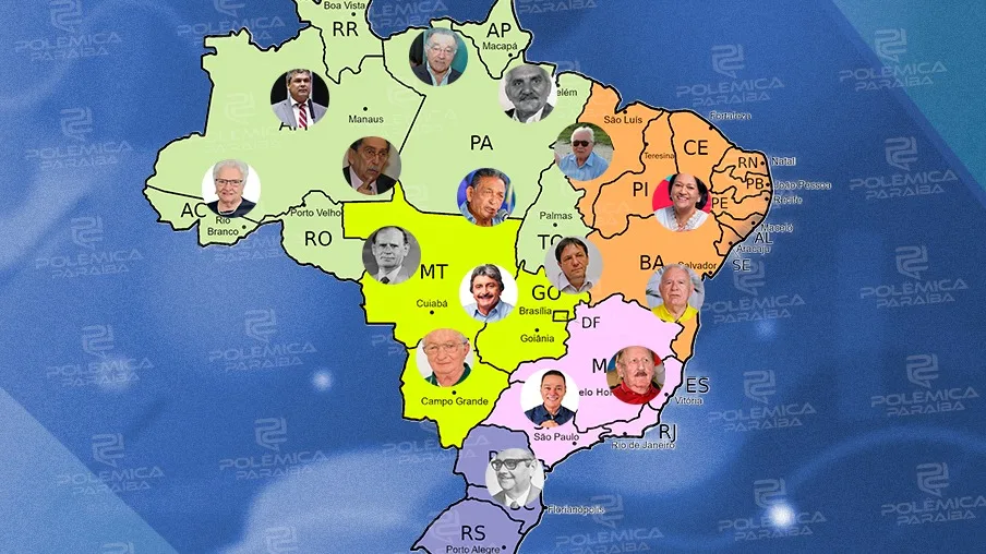 FAMOSOS PELO BRASIL: Saiba quem são os paraibanos que se destacaram politicamente em outros estados