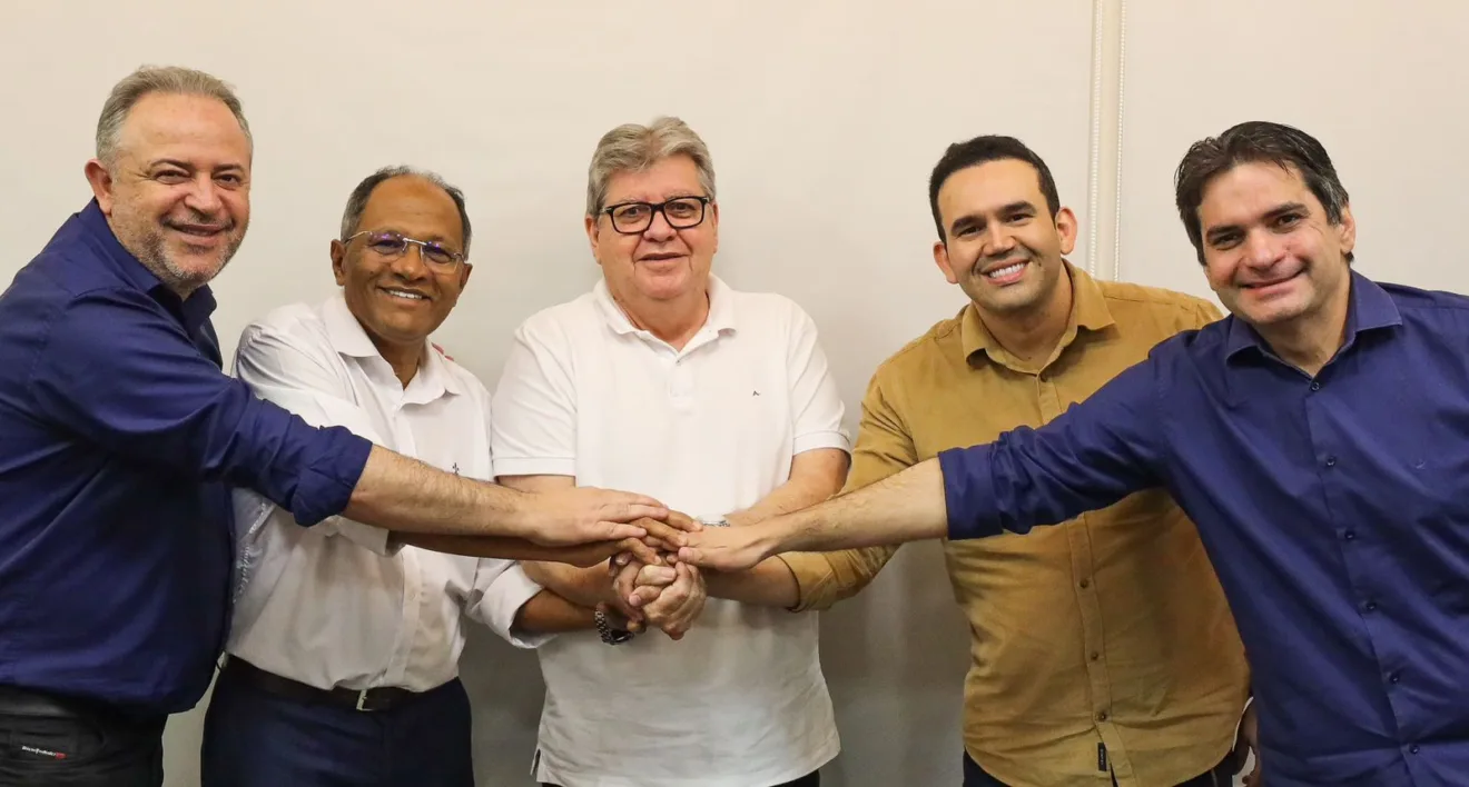 Reunião entre governador, Dr. Jhony, Murilo Galdino e lideranças do Republicanos e PSB define estratégias políticas para Campina