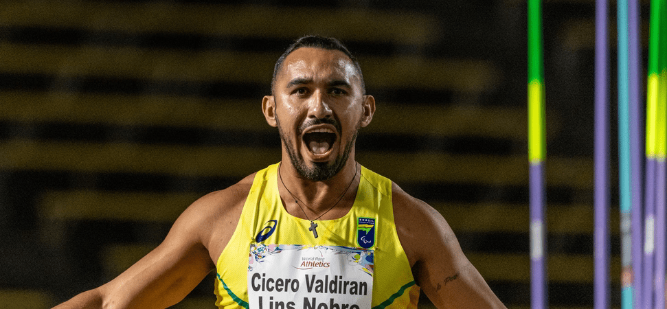 ORGULHO: Paraibano Cícero Nobre leva bronze no lançamento de dardo