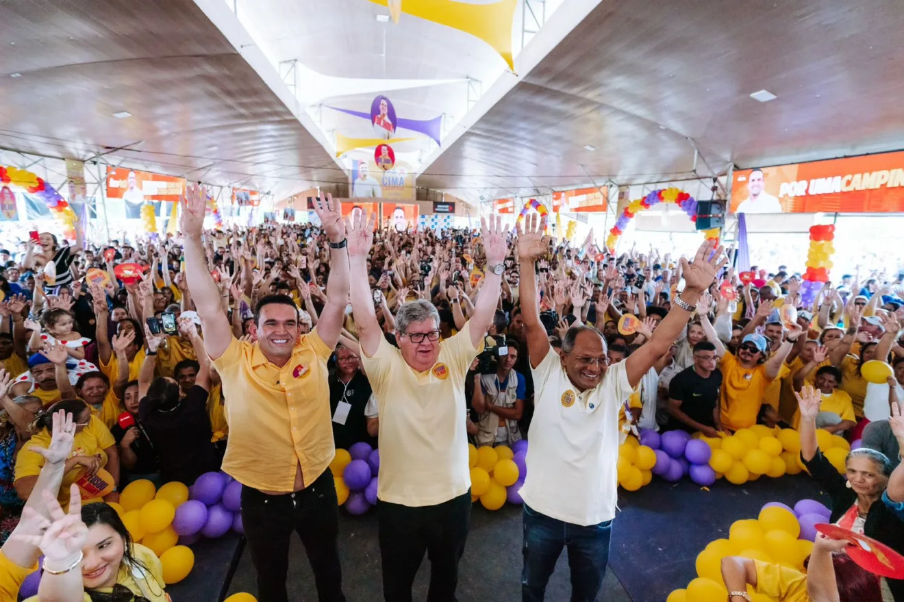 Com presença do governador, Marinaldo Cardoso é oficializado vice de Jhony Bezerra em Campina Grande