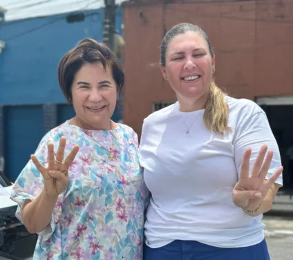 Eloah Felinto recebe apoio de Giucélia Figueiredo, figura histórica das lutas sociais