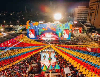 Parque do Povo na noite de abertura do São João 2023 de Campina Grande — Foto: Divulgação

