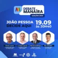 AO VIVO: assista aqui ao debate com os candidatos à prefeitura de João Pessoa