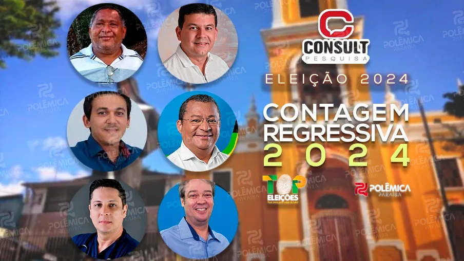 PESQUISA CONSULT/POLÊMICA: Saiba quem são os candidatos mais rejeitados em Santa Rita - VEJA OS NÚMEROS