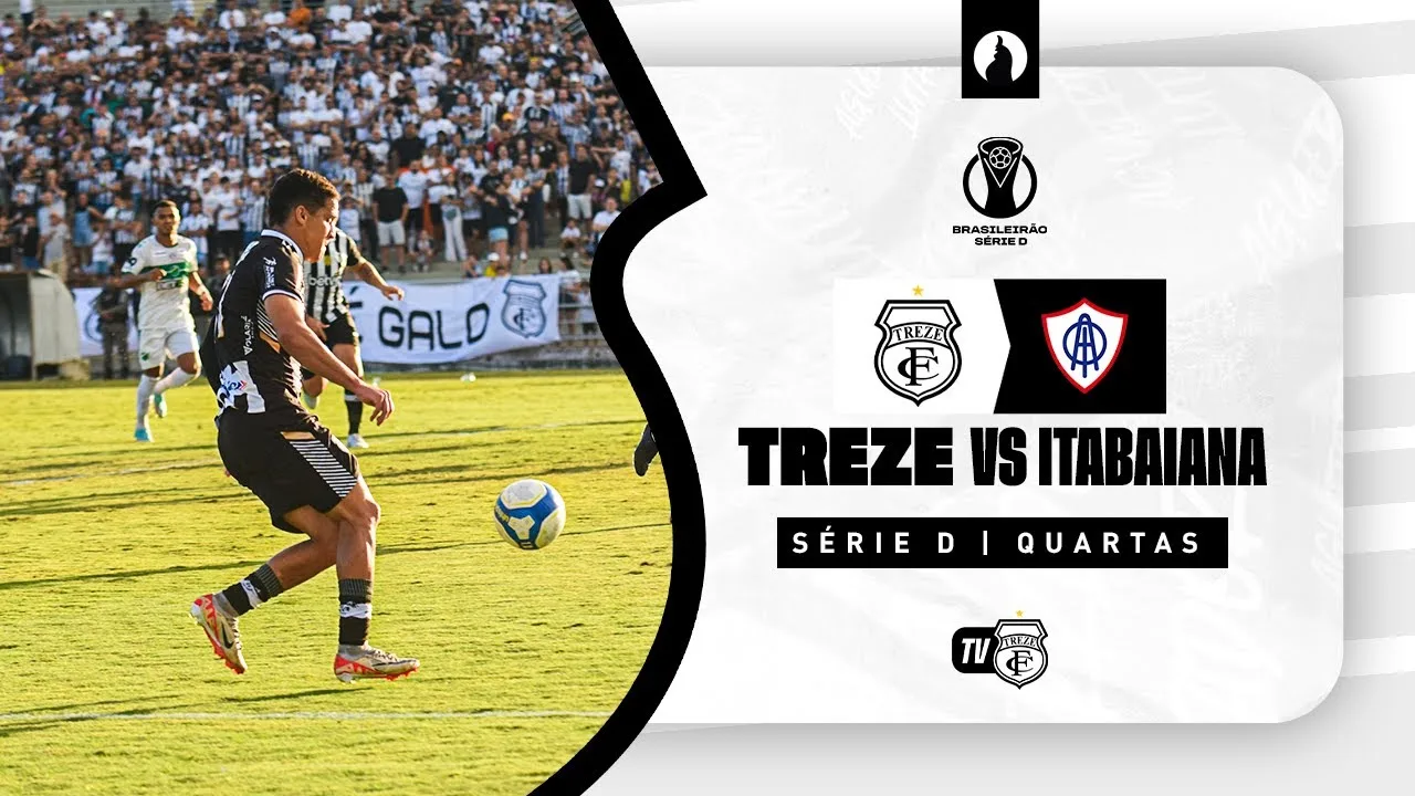 AO VIVO: assista Treze x Itabaiana com imagens