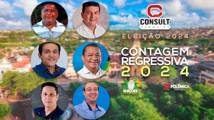 PESQUISA CONSULT SANTA RITA: Polêmica Paraíba divulgará segunda rodada com números da disputa nesta quinta (12) - QUEM CRESCEU ? QUEM DESCEU ?