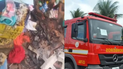 TRAGÉDIA: criança de dois anos morre carbonizada após casa pegar fogo na Paraíba