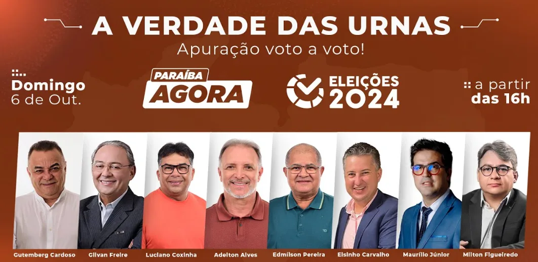 APURAÇÃO VOTO A VOTO: acompanhe ao vivo com Gutemberg Cardoso, Adelton Alves e outros jornalistas