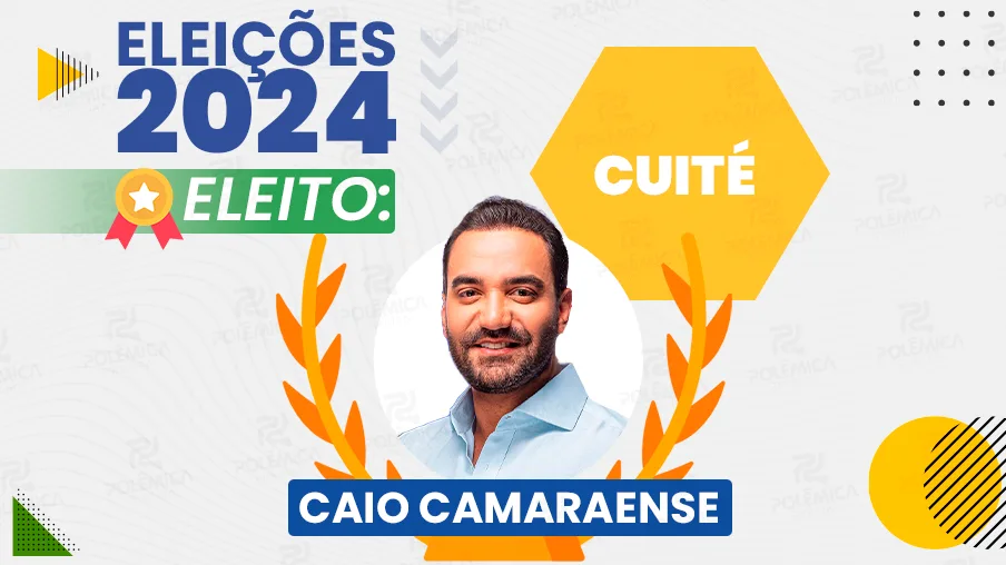 Caio Camaraense é eleito prefeito de Cuité