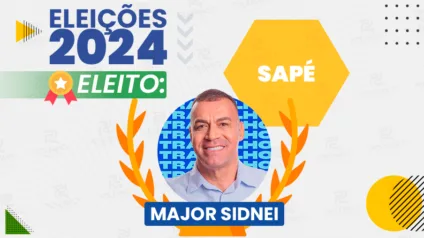 Major Sidnei é reeleito em Sapé - VEJA OS NÚMEROS