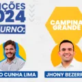 Bruno Cunha Lima e Jhony Bezerra concorrem ao 2° turno em Campina Grande