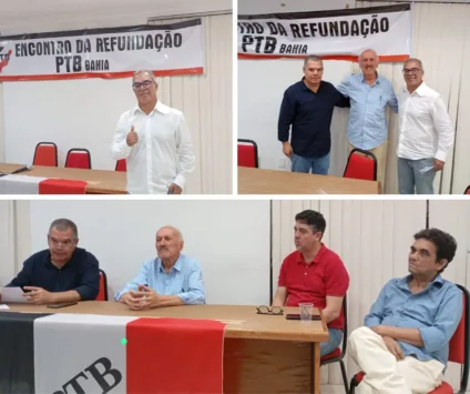 Ex-deputado Chico Lopes participa em Salvador-BA de encontro nordestino do Novo PTB