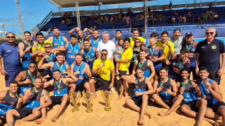 Paraíba Beach Games: Equipe paraibana vence etapa do Circuito Brasileiro de Handebol de Praia masculino e feminino