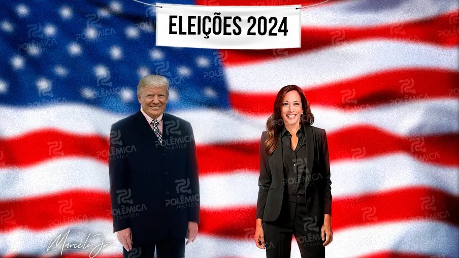 ENQUETE: se você pudesse votar nos EUA, quem escolheria entre Kamala Harris e Donald Trump?