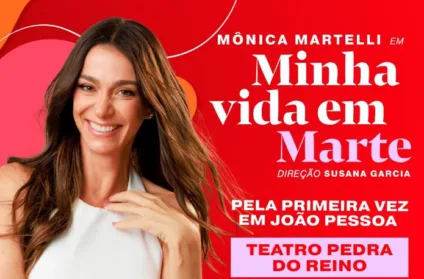 "Minha Vida em Marte", de Mônica Martelli, chega a João Pessoa