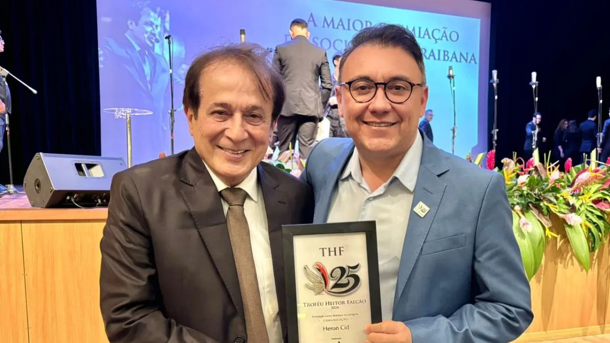 Heron Cid recebe Troféu Heitor Falcão 2024, na categoria destaque na comunicação