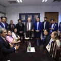 Aguinaldo Ribeiro recebe prefeitos paraibanos em Brasília e reforça apoio aos municípios