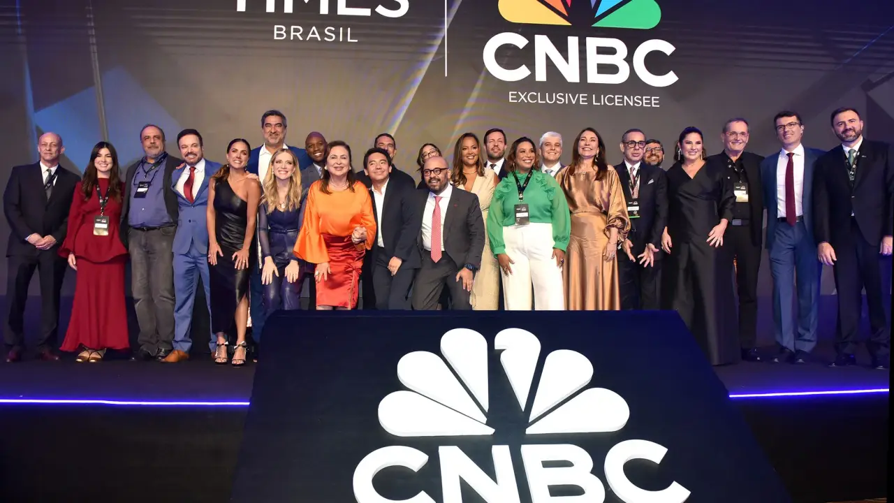 Lançamento do novo canal CNBC no Brasil (CNBC/Divulgação)
 

