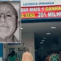 Ganhador da Mega-Sena morre 24 dias após receber prêmio de R$ 201 milhões