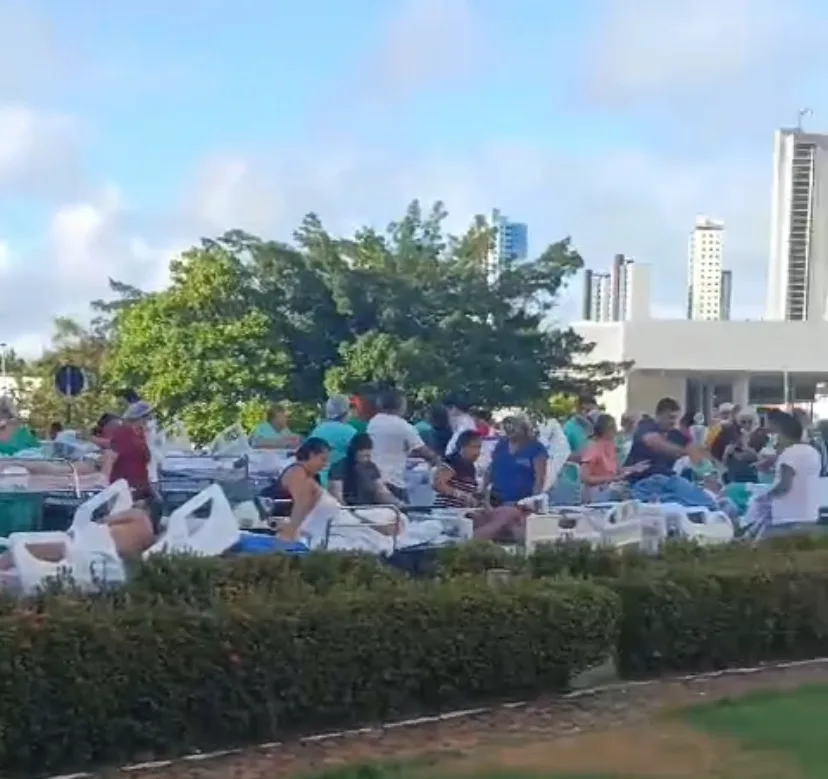 Incêndio atinge Hospital de Trauma de JP; pacientes são retirados do prédio às pressas - Assista