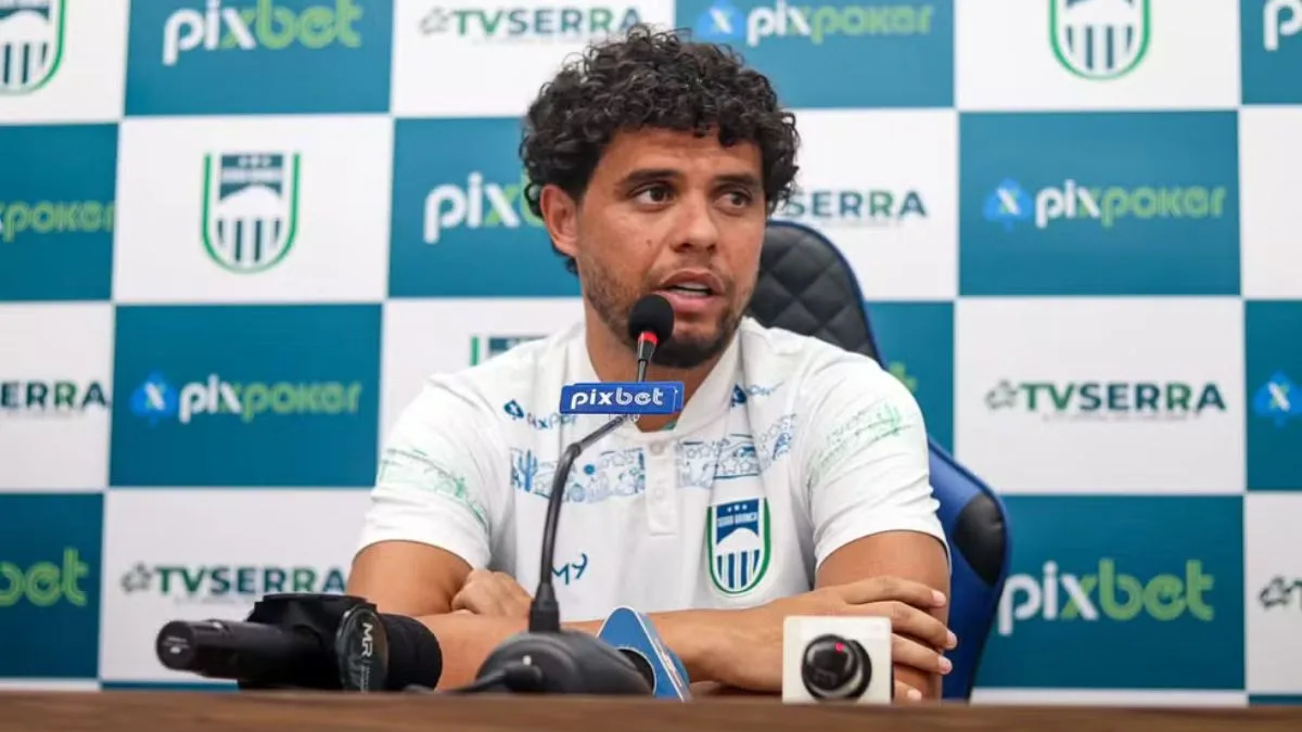 Victor Ferraz comemora chegada ao futebol paraibano e exalta projeto do Serra Branca: "fiquei impressionado com o que vi"