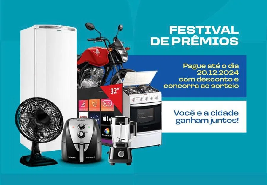 Prefeitura de São José de Piranhas realizará Festival de Prêmios IPTU 2024 com sorteio de Moto Zero Km e mais 17 prêmios