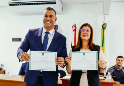 Prefeito Major Sidnei e Vice Lenilda Leôncio são diplomados para o mandato 2025-2028 em Sapé