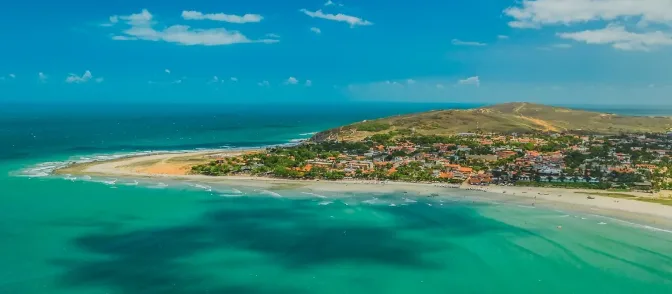 Foto: A praia do Préa fica no Parque Nacional de Jericoacoara. / reprodução internet