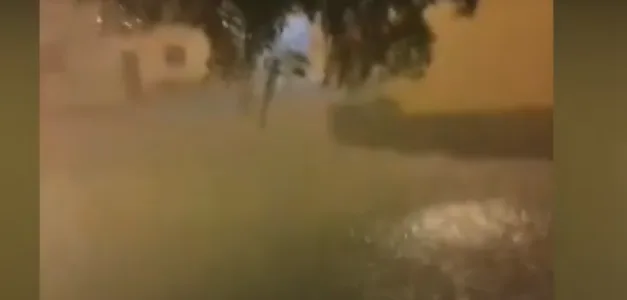 Chuva de granizo e ventos fortes causam transtornos em Piancó; veja vídeo