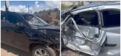 TRAGÉDIA: Grave acidente envolvendo dois carros deixa um morto em Santa Rita