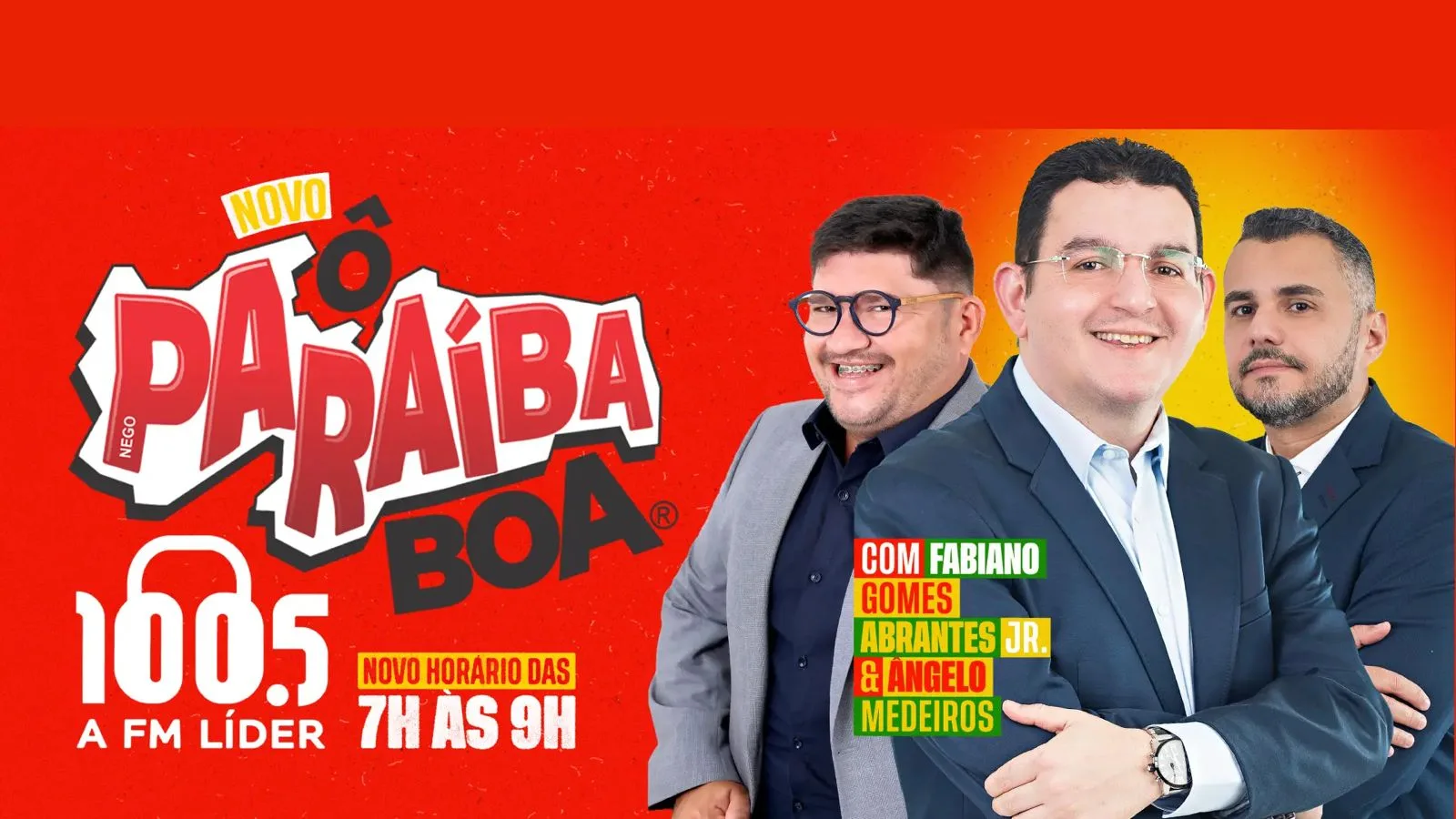 Programa “Ô Paraíba Boa” volta ao ar em novo horário e formato na Rádio 100.5 FM nesta segunda-feira (13)