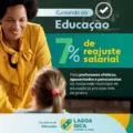 Prefeita Michelle concede 7% de reajuste salarial a professores de Lagoa Seca