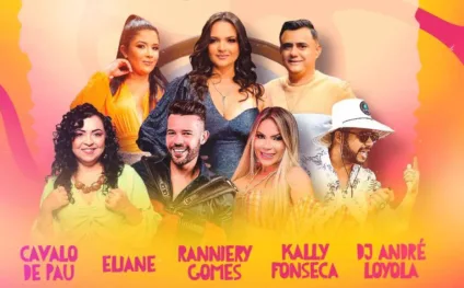 Eliane, Cavalo de Pau, Kally Fonseca e Ranniery Gomes são as atrações do Festival Forró Verão deste sábado (11)