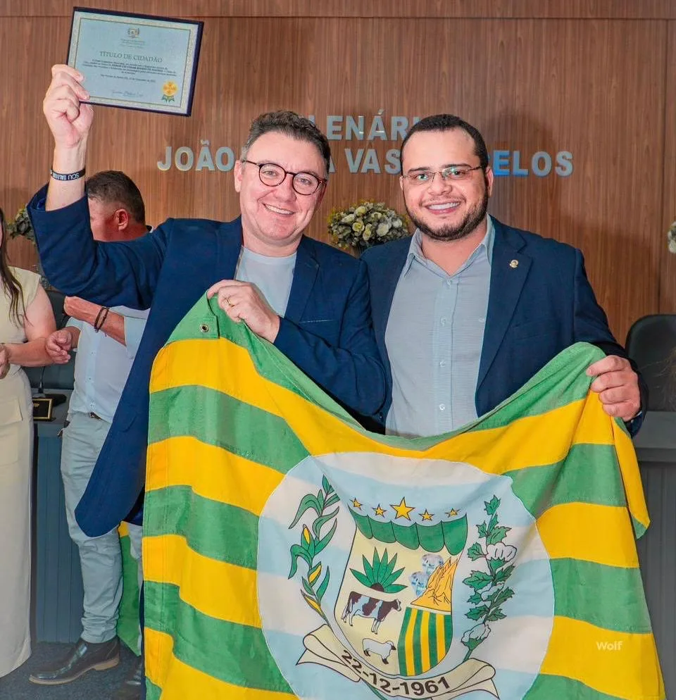 Heron Cid recebe Título de Cidadão de São Vicente do Seridó