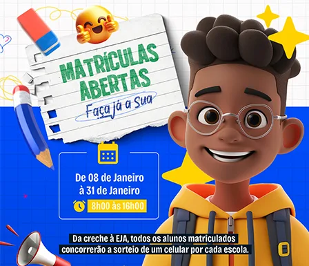 Prefeitura de São José dos Ramos inicia matrículas escolares e sorteia celular entre alunos