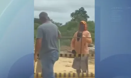 Policial que teria ameaçado agricultores é ferido com facão; veja vídeo