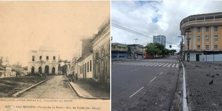 PARAHYBA E SUAS HISTÓRIAS: O velho Largo das Mercês e a Praça 1817 - Por Sérgio Botelho