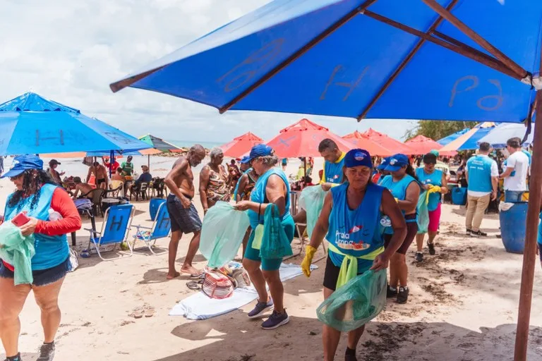 João Pessoa, Cabedelo e Rio Tinto recebem ações do projeto Praia Limpa neste fim de semana