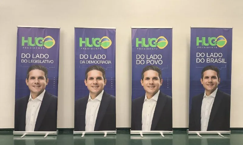 Hugo Motta espalha cartazes de campanha para eleição ao comando da Câmara - Por Nonato Guedes