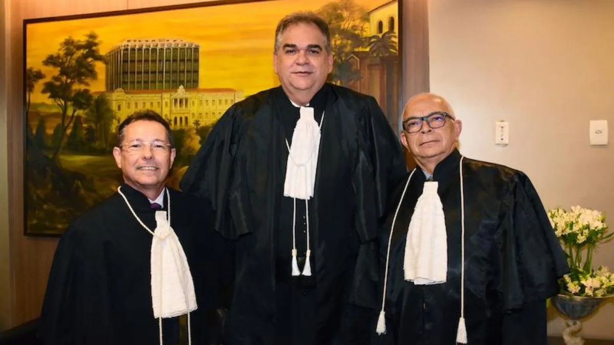 Leandro dos Santos, Fred Coutinho e João Batista - Foto: Divulgação / TJPB
